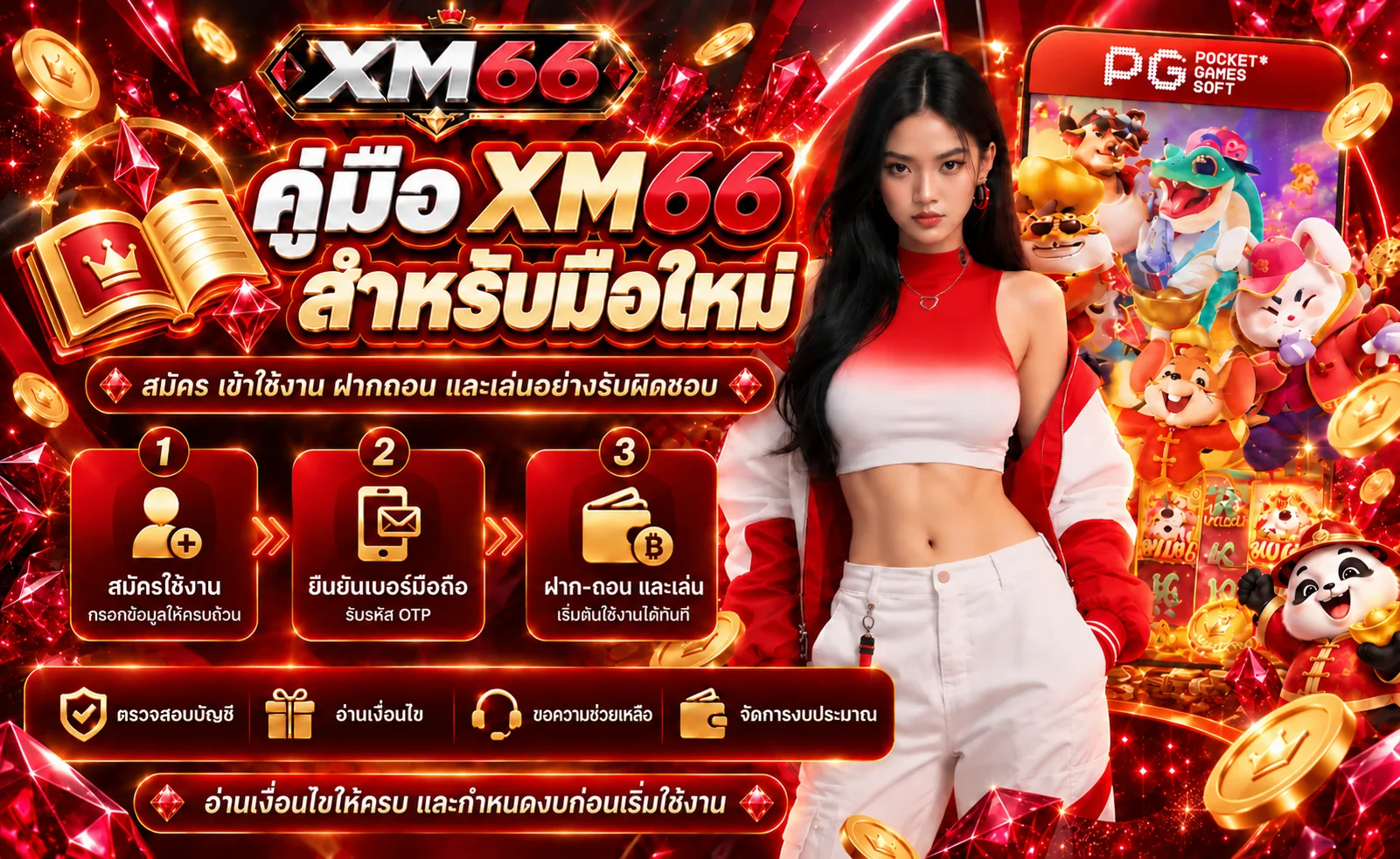 XM66 คู่มือมือใหม่ สมัคร เข้าใช้ และฝากถอน